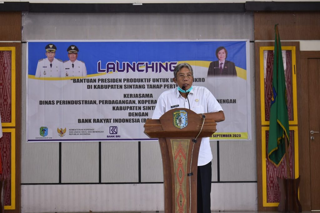 LAUNCHING BANTUAN PRESIDEN BAGI UMKM KABUPATEN SINTANG